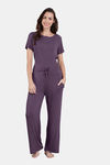 Amante Viscose Loungewear Bottom - Vintage Violet — thumbnail 4
